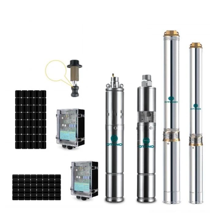 3 inch high efficiency solar borewell pumps deep well submersible pump